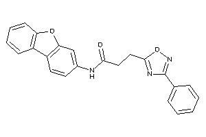N-dibenzofuran-3-yl-3-(3-phenyl-1,2,4-oxadiazol-5-yl)propionamide