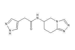 2-(1H-pyrazol-4-yl)-N-(5,6,7,8-tetrahydro-[1,2,4]triazolo[4,3-a]pyridin-6-yl)acetamide