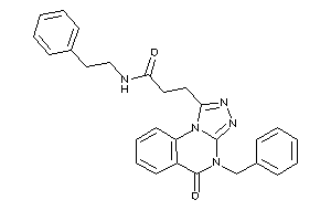 Image of 3-(4-benzyl-5-keto-[1,2,4]triazolo[4,3-a]quinazolin-1-yl)-N-phenethyl-propionamide