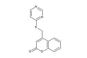 Image of 4-[(4-pyrimidylthio)methyl]coumarin
