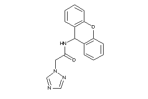 2-(1,2,4-triazol-1-yl)-N-(9H-xanthen-9-yl)acetamide