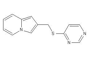 2-[(4-pyrimidylthio)methyl]indolizine