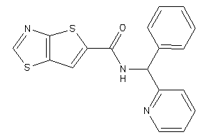 N-[phenyl(2-pyridyl)methyl]thieno[2,3-d]thiazole-5-carboxamide