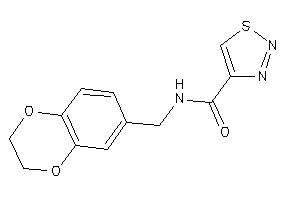Image of N-(2,3-dihydro-1,4-benzodioxin-6-ylmethyl)thiadiazole-4-carboxamide