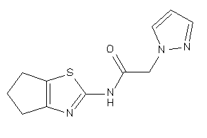 N-(5,6-dihydro-4H-cyclopenta[d]thiazol-2-yl)-2-pyrazol-1-yl-acetamide