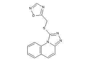 5-[([1,2,4]triazolo[4,3-a]quinolin-1-ylthio)methyl]-1,2,4-oxadiazole