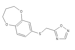 Image of 5-[(3,4-dihydro-2H-1,5-benzodioxepin-7-ylthio)methyl]-1,2,4-oxadiazole