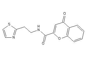 4-keto-N-(2-thiazol-2-ylethyl)chromene-2-carboxamide