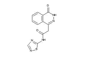 2-(4-keto-3H-phthalazin-1-yl)-N-(1,2,4-thiadiazol-5-yl)acetamide