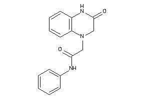 2-(3-keto-2,4-dihydroquinoxalin-1-yl)-N-phenyl-acetamide
