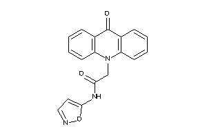 Image of N-isoxazol-5-yl-2-(9-ketoacridin-10-yl)acetamide