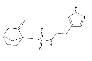Image of 1-(2-ketonorbornan-1-yl)-N-[2-(1H-pyrazol-4-yl)ethyl]methanesulfonamide