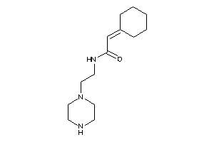 2-cyclohexylidene-N-(2-piperazinoethyl)acetamide