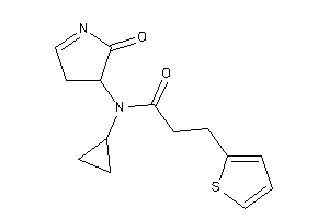 N-cyclopropyl-N-(2-keto-1-pyrrolin-3-yl)-3-(2-thienyl)propionamide