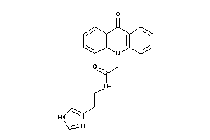 Image of N-[2-(1H-imidazol-4-yl)ethyl]-2-(9-ketoacridin-10-yl)acetamide