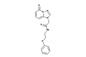 Image of 2-(5-keto-[1,2,4]triazolo[1,5-a]pyridin-1-yl)-N-(2-phenoxyethyl)acetamide