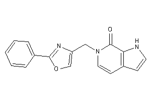 6-[(2-phenyloxazol-4-yl)methyl]-1H-pyrrolo[2,3-c]pyridin-7-one