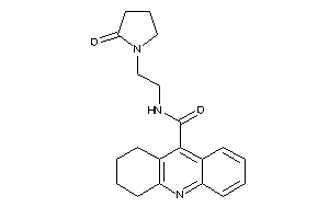 Image of N-[2-(2-ketopyrrolidino)ethyl]-1,2,3,4-tetrahydroacridine-9-carboxamide