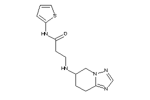 3-(5,6,7,8-tetrahydro-[1,2,4]triazolo[1,5-a]pyridin-6-ylamino)-N-(2-thienyl)propionamide