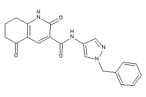 N-(1-benzylpyrazol-4-yl)-2,5-diketo-1,6,7,8-tetrahydroquinoline-3-carboxamide