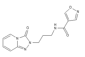 Image of N-[3-(3-keto-[1,2,4]triazolo[4,3-a]pyridin-2-yl)propyl]isoxazole-4-carboxamide