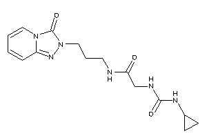Image of 2-(cyclopropylcarbamoylamino)-N-[3-(3-keto-[1,2,4]triazolo[4,3-a]pyridin-2-yl)propyl]acetamide