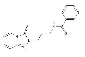 Image of N-[3-(3-keto-[1,2,4]triazolo[4,3-a]pyridin-2-yl)propyl]nicotinamide