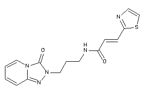 Image of N-[3-(3-keto-[1,2,4]triazolo[4,3-a]pyridin-2-yl)propyl]-3-thiazol-2-yl-acrylamide