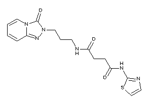Image of N-[3-(3-keto-[1,2,4]triazolo[4,3-a]pyridin-2-yl)propyl]-N'-thiazol-2-yl-succinamide