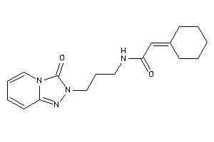Image of 2-cyclohexylidene-N-[3-(3-keto-[1,2,4]triazolo[4,3-a]pyridin-2-yl)propyl]acetamide