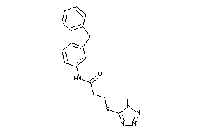 N-(9H-fluoren-2-yl)-3-(1H-tetrazol-5-ylthio)propionamide