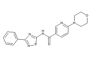 6-morpholino-N-(3-phenyl-1,2,4-thiadiazol-5-yl)nicotinamide