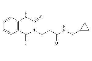 Image of N-(cyclopropylmethyl)-3-(4-keto-2-thioxo-1H-quinazolin-3-yl)propionamide