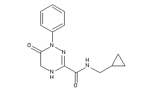 N-(cyclopropylmethyl)-6-keto-1-phenyl-4,5-dihydro-1,2,4-triazine-3-carboxamide
