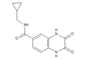 Image of N-(cyclopropylmethyl)-2,3-diketo-1,4-dihydroquinoxaline-6-carboxamide