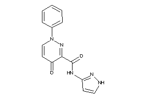 4-keto-1-phenyl-N-(1H-pyrazol-3-yl)pyridazine-3-carboxamide
