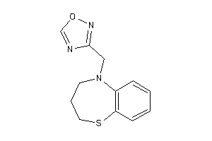 3-(3,4-dihydro-2H-1,5-benzothiazepin-5-ylmethyl)-1,2,4-oxadiazole