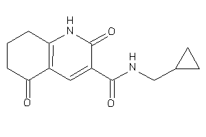 Image of N-(cyclopropylmethyl)-2,5-diketo-1,6,7,8-tetrahydroquinoline-3-carboxamide