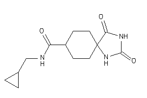 Image of N-(cyclopropylmethyl)-1,3-diketo-2,4-diazaspiro[4.5]decane-8-carboxamide