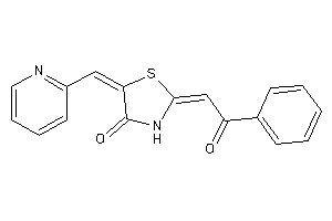 Image of 2-phenacylidene-5-(2-pyridylmethylene)thiazolidin-4-one