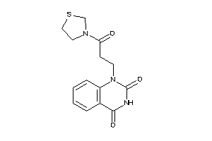 1-(3-keto-3-thiazolidin-3-yl-propyl)quinazoline-2,4-quinone