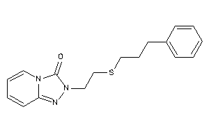2-[2-(3-phenylpropylthio)ethyl]-[1,2,4]triazolo[4,3-a]pyridin-3-one