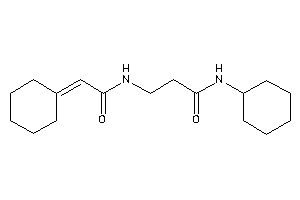 N-cyclohexyl-3-[(2-cyclohexylideneacetyl)amino]propionamide