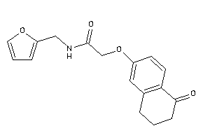 Image of N-(2-furfuryl)-2-(1-ketotetralin-6-yl)oxy-acetamide