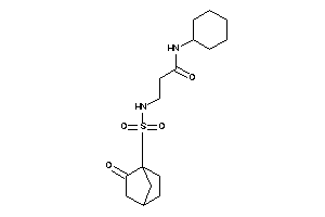 N-cyclohexyl-3-[(2-ketonorbornan-1-yl)methylsulfonylamino]propionamide