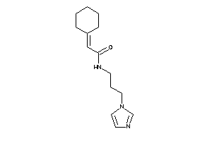 2-cyclohexylidene-N-(3-imidazol-1-ylpropyl)acetamide