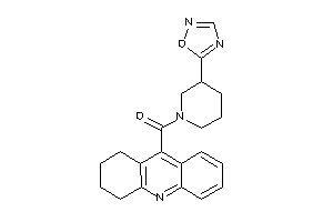 [3-(1,2,4-oxadiazol-5-yl)piperidino]-(1,2,3,4-tetrahydroacridin-9-yl)methanone