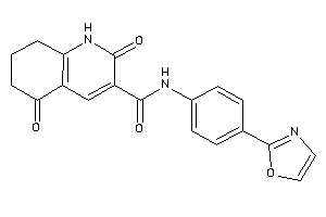 2,5-diketo-N-(4-oxazol-2-ylphenyl)-1,6,7,8-tetrahydroquinoline-3-carboxamide
