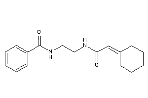N-[2-[(2-cyclohexylideneacetyl)amino]ethyl]benzamide