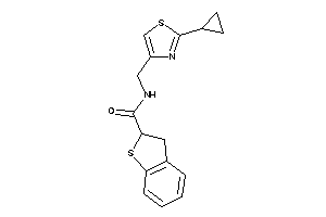 N-[(2-cyclopropylthiazol-4-yl)methyl]-2,3-dihydrobenzothiophene-2-carboxamide